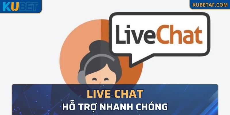 Sử dụng live chat trên web để nhận tư vấn