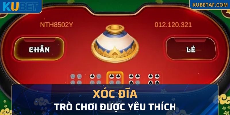 Xóc địa - trò chơi được yêu thích tại Kubet